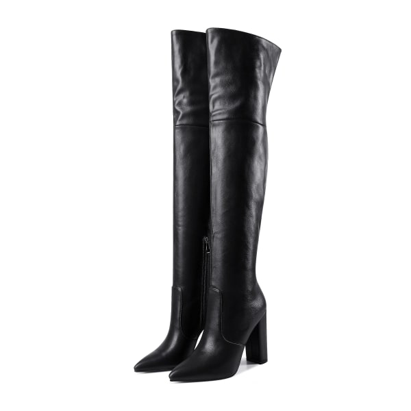 Meotina Over The Knee Boots, Damskor Black 7.5