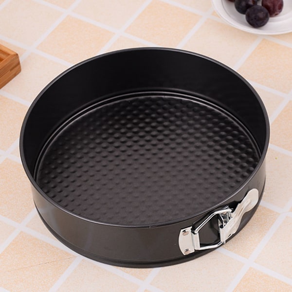 3 st Mini Springform Pannor Runda Hjärtformade Kakformar Non-Stick Springform Kakpannor