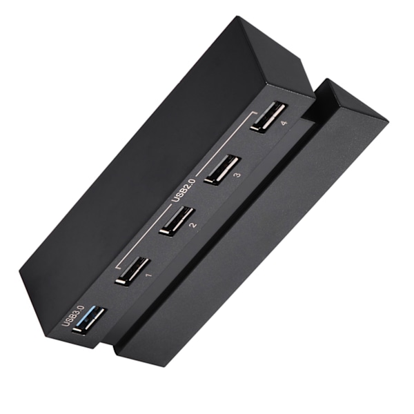 Hög Hastighet 5-Portars USB-Hub 2.0 & 3.0 Utbyggnadshubb-Kontrolleradapter för PS4 Spelkonsol
