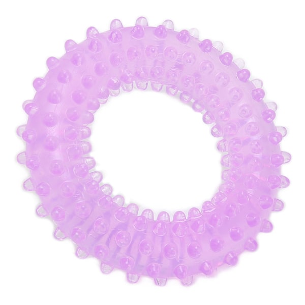 Fingerstärkare Ringformad Design Utskjutande Prick Bra Elasticitet Rehabilitering Grepp för Kontor Hem Lila