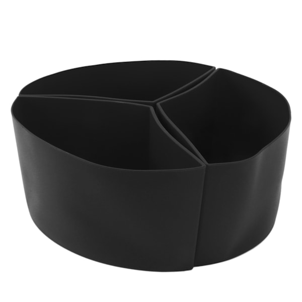 3 i 1 Silikon Slow Cooker Avdelare Återanvändbar Läcksäker Diskmaskinsäker Matlagningsliner För 6 Quart Gryta Svart