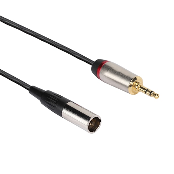 3,5mm Hane till Mini XLR 3pin Hane Ljudkabel Adapter för Kamera Fotografi Utrustning 1 meter