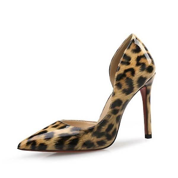 Sexiga Leopard Damskor för Hösten - Höga Klackar 5 / U