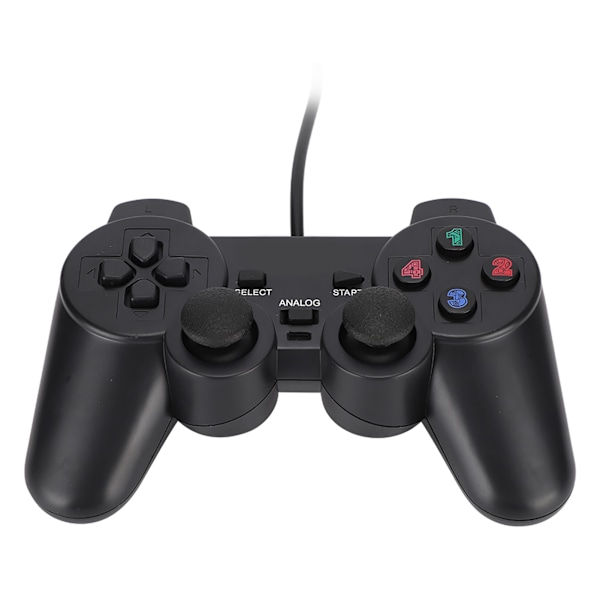 Trådbunden USB-spelkontroll för dator, bärbar dator, joystick med dubbel vibration
