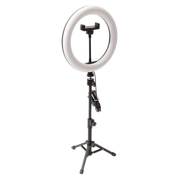 Selfie Ring Light 10 tums stativ Skrivbords Circle Light Stativ för Live Streaming Smink Fotografering