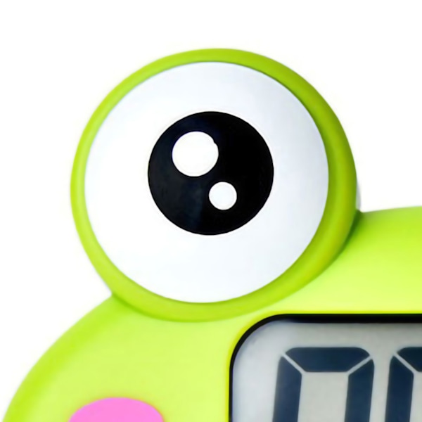 Animal Timer Student Magnetisk Digital Digital 100 Minuters Nedräkningstimer Med Batteri för Kök Skogsgrön Groda