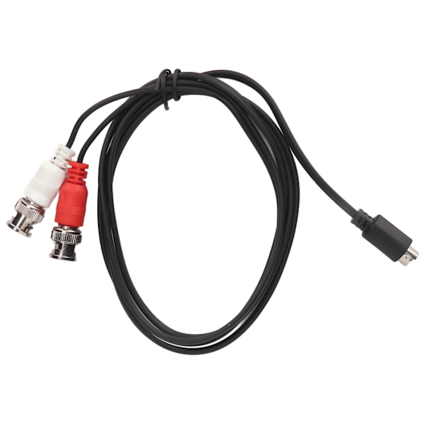 MINI DIN 4-stift till 2 BNC-kabel 1,5 m MINI DIN 4PIN hane till 2BNC hane Y-splitterkabel för Capture Card-övervakning