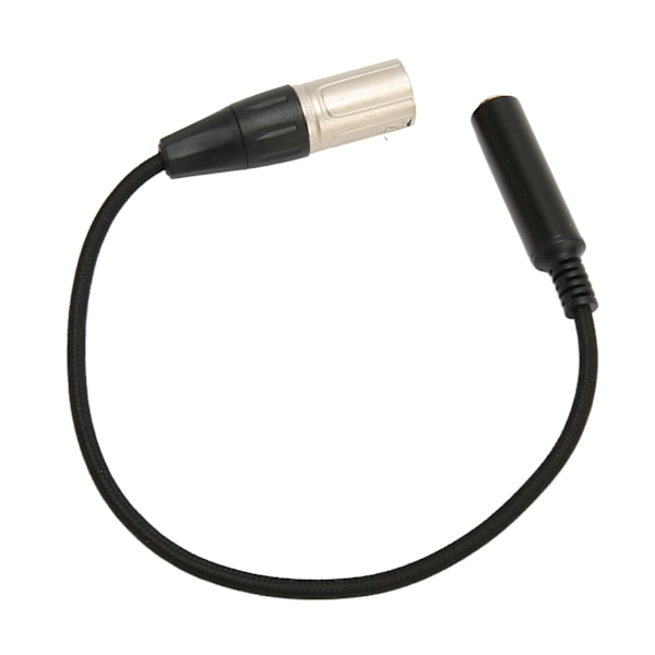 6,35 mm 1/4 tum Hona till XLR Hane Adapterkabel 3-Pin Hane till 6,35 mm Uttag Mikrofon Ljudkabel
