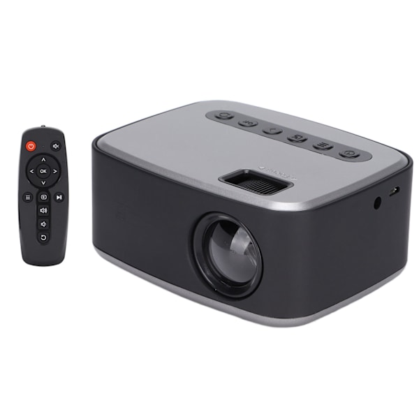 Mini Projektor Video Smart LED Projektor med HD Multimedia Interface Audio och Video för Hemmabio 100?240VEU Kontakt