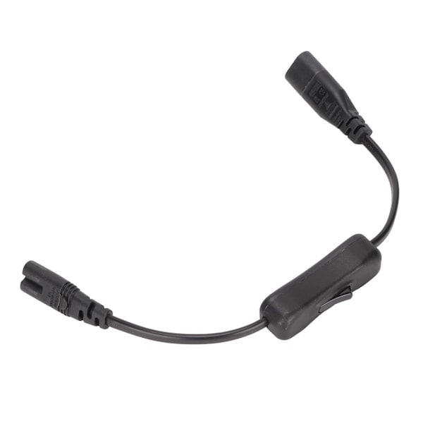 IEC 320 C8 till IEC 320 C7 Kabel Hane till Hona Strömförlängningsadapter med Strömbrytare för Skrivbordslampa 100?250V 0.98ft
