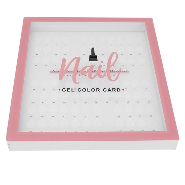 Nagellacksdisplaybok 79 Färger Konst Gel Polish Karta Provkort