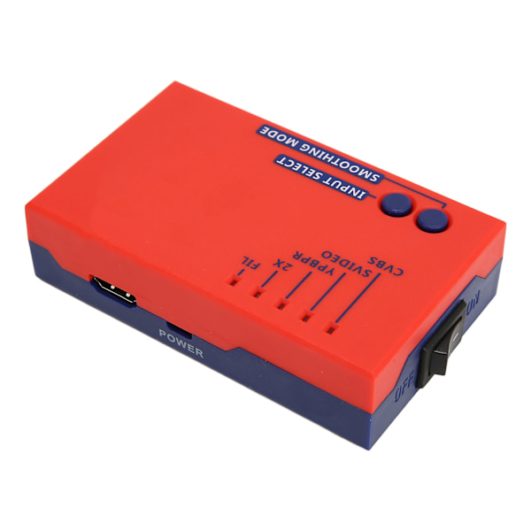 För RetroScaler2x Konverter A V till HD Multimedia Interface Kompatibel med RetroScaler2x Line Multiplier Röd