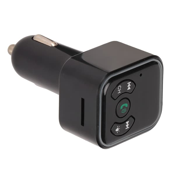 Bluetooth FM-sändare Handsfree Samtal MP3 Bilradio Bluetooth Adapter för Bilar