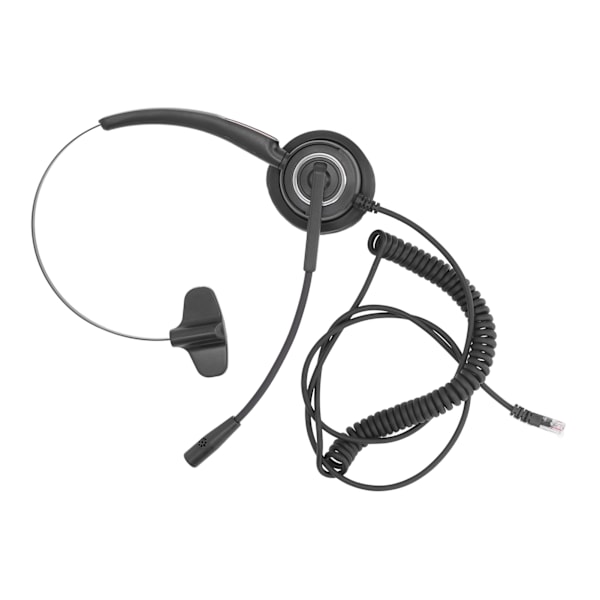 Trafikheadset med brusreducering, ergonomisk justerbar, ultraklart samtal, plug and play, RJ9-headset med mikrofon