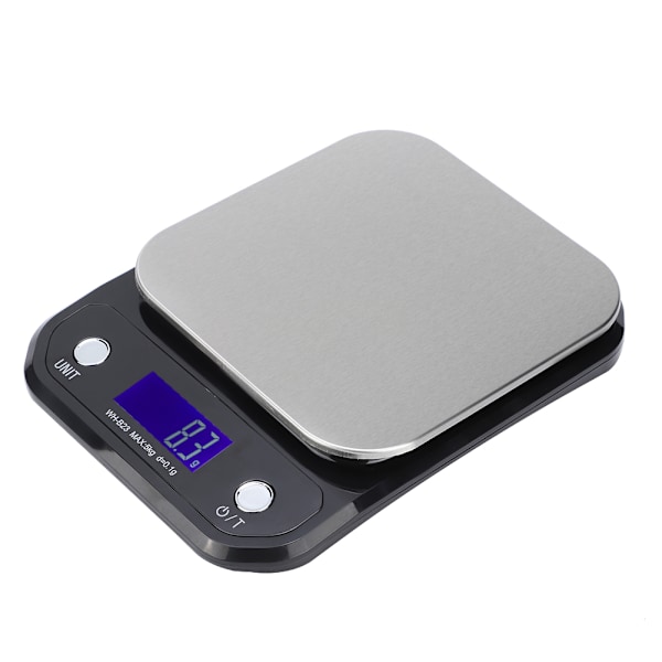 WH-B23 5 kg / 0,1 g LCD Mini Elektronisk Köksvåg Portabel Matlagnings- och Bakningsvåg Viktmätning Balans Svart 5 kg/0,1 g