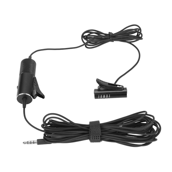 Lavalier Mikrofon Professionell Omni-direktionell Mini Lavalier Slagmykrofon för Mobiltelefoner Kameror