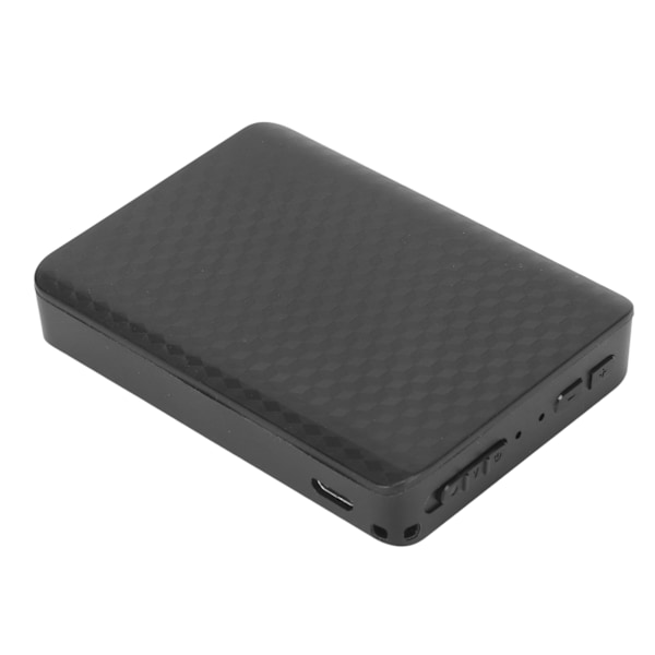 Digital Röstinspelare Stark Magnetisk Adsorption Smart HD Brusreducering MP3 Krypterad Mini Röstaktiverad Inspelare Neutral Engelska, Svart 32GB