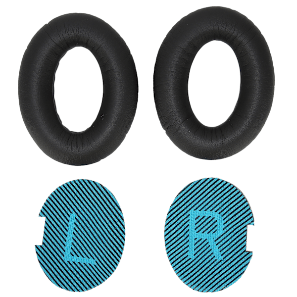 Öronkuddar Hörlursdyna Reparation Ersättning Passar för QC2 QC15 AE2 AE2I QC25 Svart