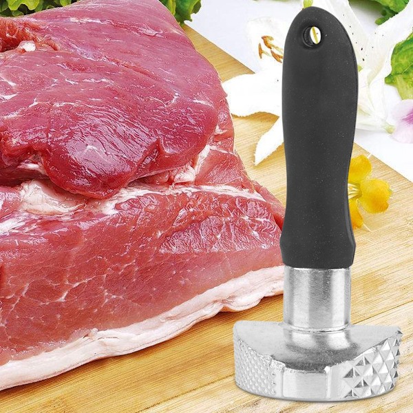 Mört Kött Mörningshammare Rostfritt Stål Biffhammare Matlagning Köksredskap