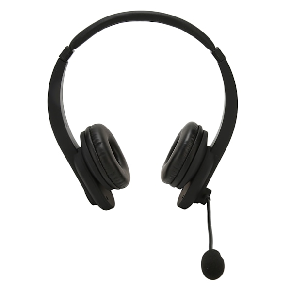 Trådlöst Telefonheadset med Mikrofon Binaural 2.4G Bluetooth 5.0 Headset med USB-sändare för Kontor