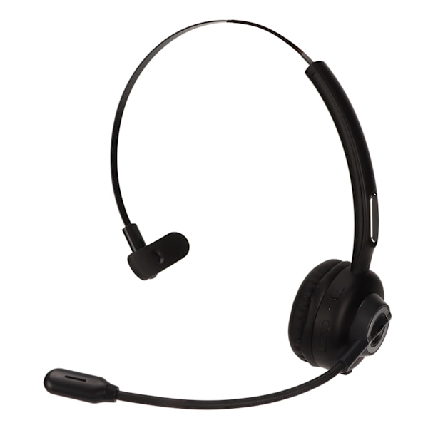 Bluetooth-telefonheadset, enkelsidig, trådlöst, kundtjänst-hörlurar med roterbar mikrofon för PC, mobiltelefon, bärbar dator