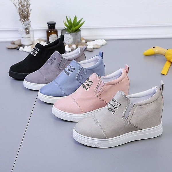 Dam Loafers, Creepers Plattformsskor för kvinna Silver 5