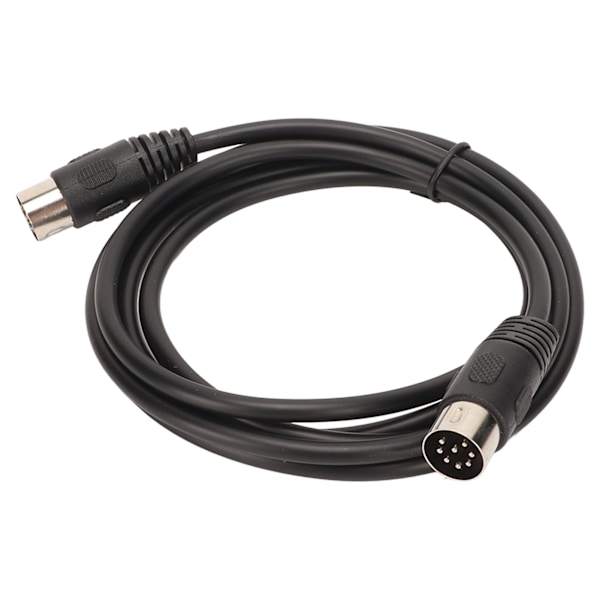 8 Pin Din Hane till 6 Pin Din Hane Kabel Plug and Play Ljuddata Signalanslutningskabel 1,8m