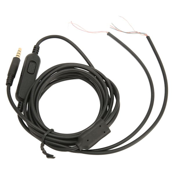 Reparationskabel för headset OFC-kärna Ersättningsljudkabel för gaminghörlurar med volymknapp för Kingston 2 m