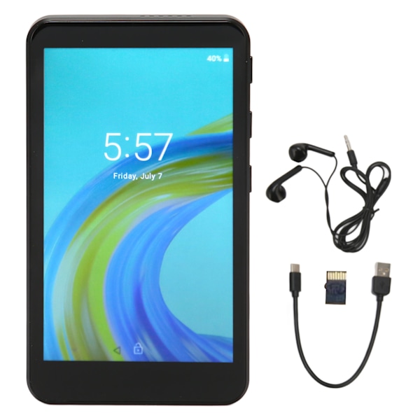 Bluetooth 5.0 MP4-spelare Professionell AI Smart HD Brusreducering WiFi Digital Röstinspelare för Android 8.1 32GB