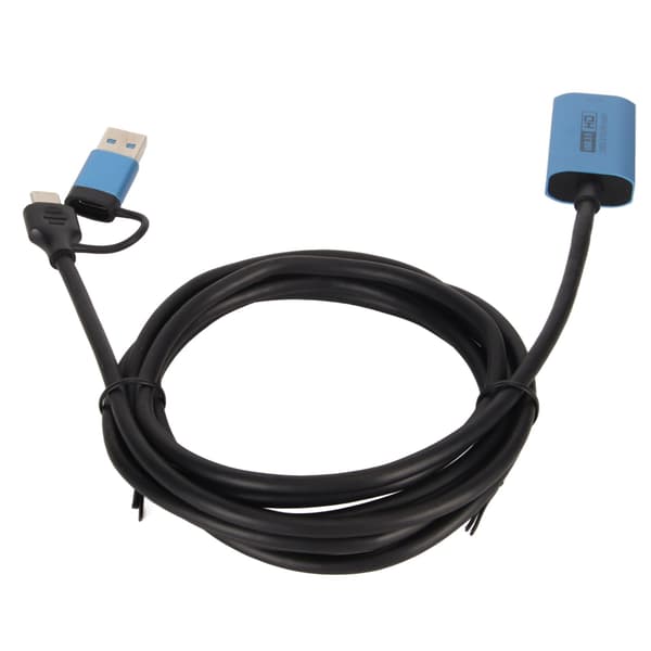 USB till HD Multimedia Interface Adapter Plug and Play USB Typ C Konverterkabel för Telefon Laptop 2m
