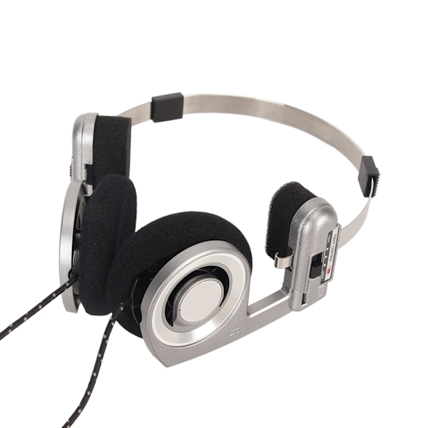 Retro Bluetooth-headset BT5.2 Vikbart Lätt Bärbart Trådlöst Bluetooth-hörlurar för Mobiltelefon Surfplatta Silver