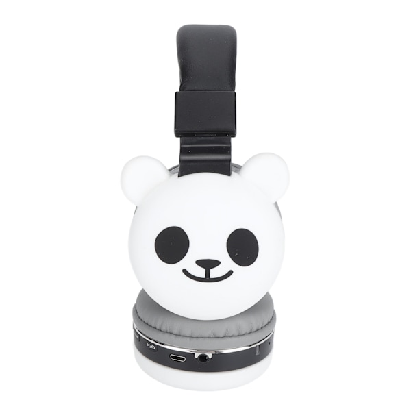 Barnheadset Söta Djur Bluetooth 5.0 Barnhörlurar med Mikrofon för Barn Liten Panda