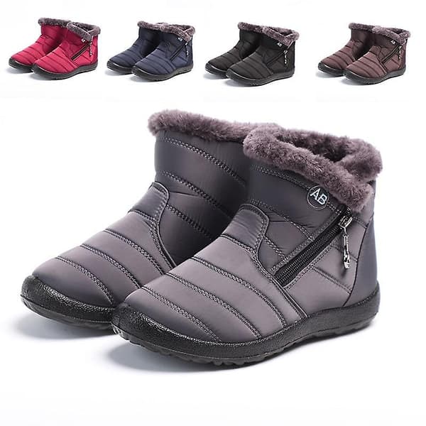Dammode vattentäta snökängor, ankelstövel Gray 35