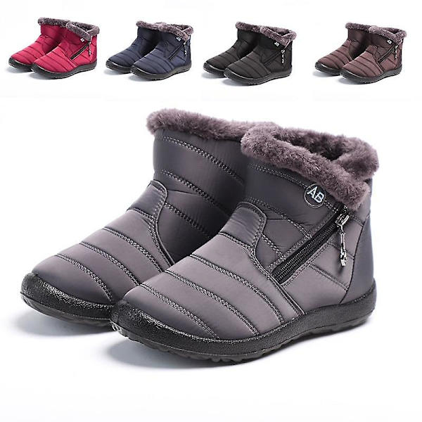 Dammode vattentäta snökängor, ankelstövel Red 41