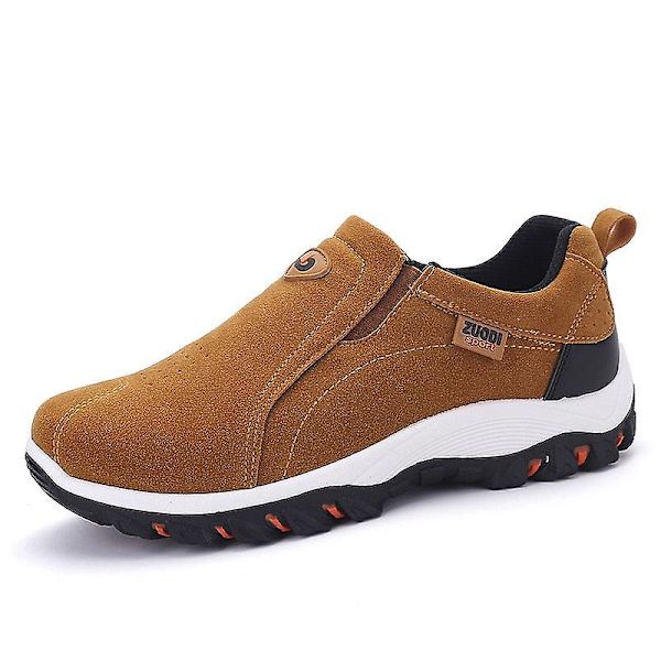Herr Casual Skor, Andningsbara Utomhussneakers armygreen 41