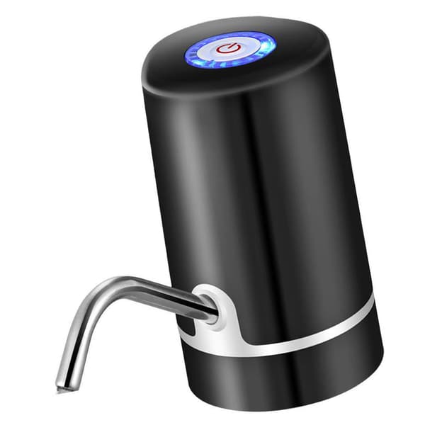 Vattenflaskpump Vattenflaskdispenser Automatisk Dricksvattenpump Bärbar Elektrisk Vattendispenser Svart