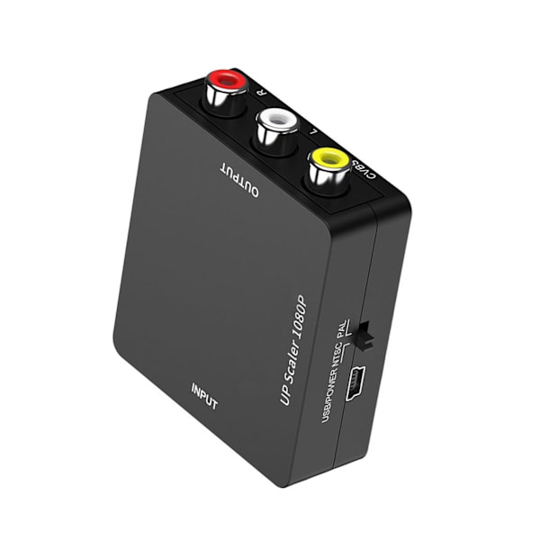 HD Multimedia Interface till AV-omvandlare 1080P Plug and Play RCA Ljud Video Adapter för PS5 Digitalbox HDTV