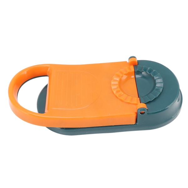 2 i 1 Manuell Dumpling Maker Kök Dumpling Tillverkningsverktyg Hushåll Multifunktionell Dumplingform Orange