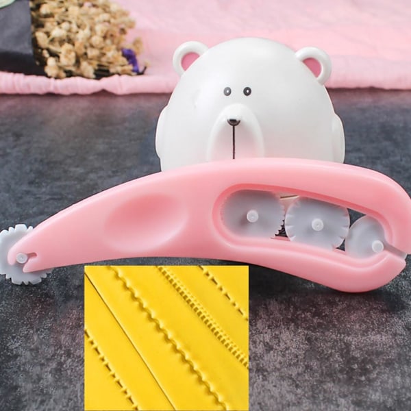 4 st Fondant Cutter Präglingsrullar Tårtdekorationsverktyg Fondant Roller för DIY Tårtdekoration