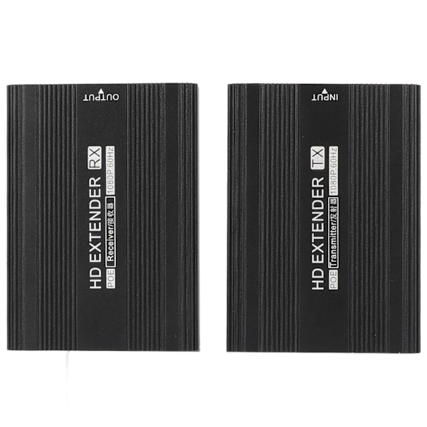 HD Multimedia Interface Extender 200m 1080P Distorsionsfri POE Enkel Power Over Ethernet Cat 6 Extender 100V?240V EU-kontakt