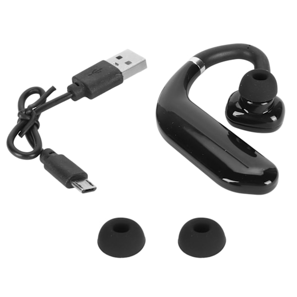 Bluetooth 5.0 Headset Stereo Ljud Brusreducering Lätt Handsfree Trådlös Bluetooth Enkelsidig Hörlur