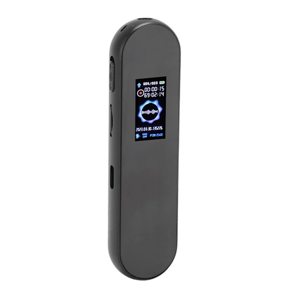 Digital Röstinspelare Brusreducering MP3-inspelare Bärbar Röstaktiverad Inspelningsenhet för Föreläsningar Möten Intervjuer 16GB