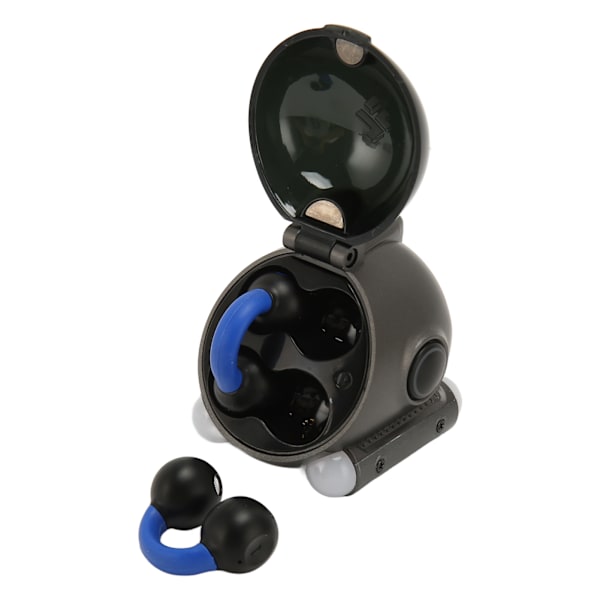 Öronklämma Bluetooth-hörlurar Multifunktionell Snygg Mini Stereo Ljud Ergonomisk Öppen Öronklämma Hörlurar för Sport Dagligen Grå