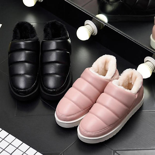 Kvinnor vinterpäls snö ankelboots gray 8