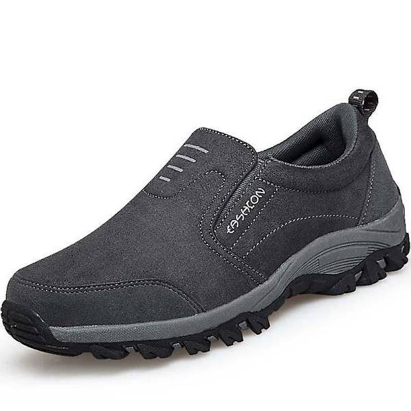 Bekväma, bärbara höstsneakers/skor för utomhusbruk Dark Grey 40
