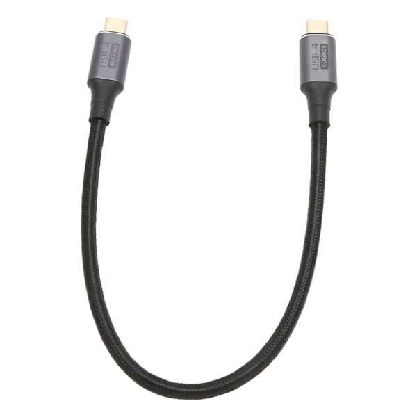 USB4 Datakabel PD Snabbladdning Multifunktionell 40Gbps Höghastighetsöverföring HD 8K 60HZ Typ C Datakabel 30cm