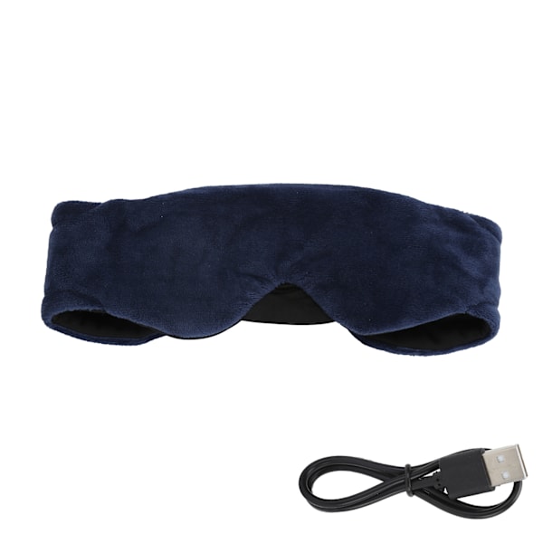 Trådlös Bluetooth Musikögonmask Stereo Bass Mörkläggningsmusikögonmask Lyssna på låtar och samtal Blå