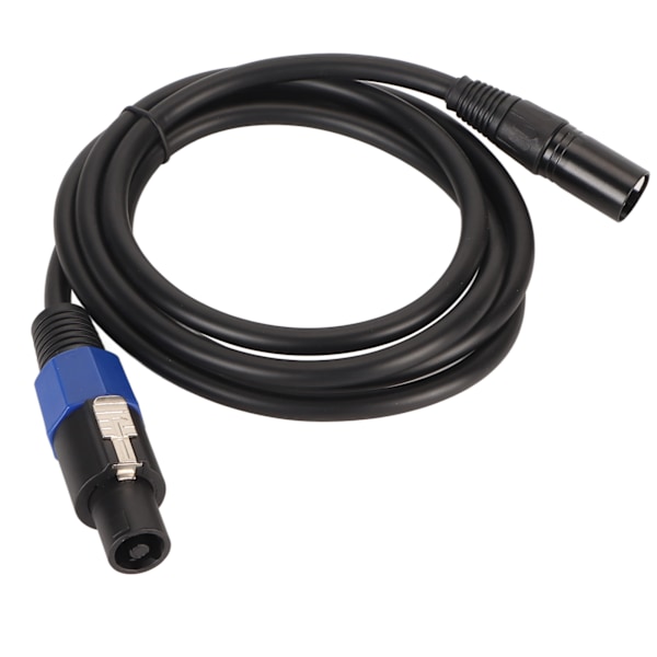 Högtalarkontakt Hane till XLR Hane Kabel XLR 3-pin Högtalarförlängningskabel för DJ PA Gig Scenhögtalare 1.8M