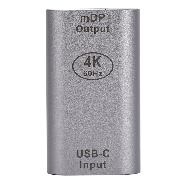 TypeC Hona till MiniDP Hona Adapter Portabel USBC Adapter Högupplöst Dator TV-Kabel