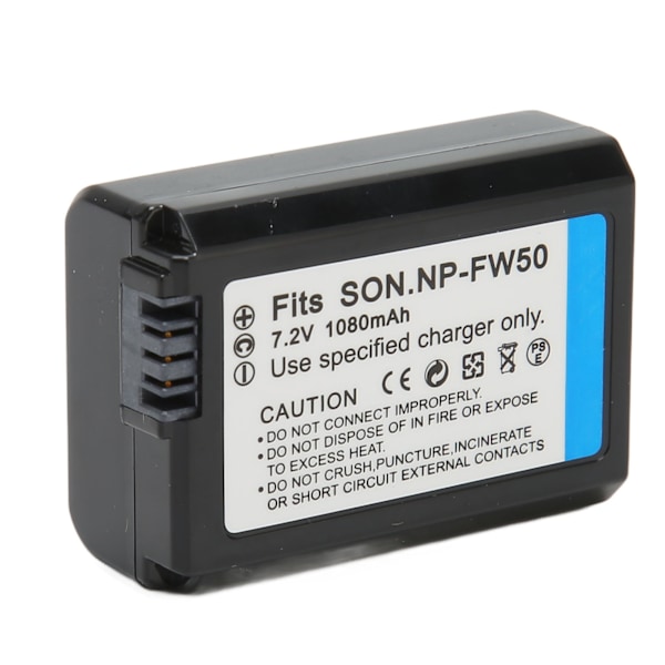 NP FW50 Litiumjonbatteri 1080mAh Ersättnings Intelligent Batteri för A6000 A6400 A7m2 A6300 A6100 A5100 Zve10 Kamera